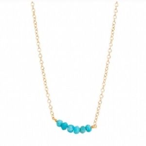 Kris Nations Mystic Bar Necklace Turquoise